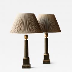 PAIR OF EARLY 19TH CENTURY BRONZE CARCEL LAMPS CONVERTED TO ELECTRICITY - 4603339