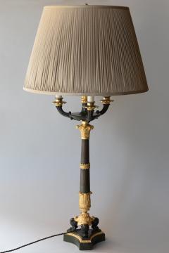 PAIR OF EARLY 19TH CENTURY CANDELABRA CONVERTED TO TABLE LAMPS - 1269254