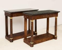 PAIR OF EARLY 19TH CENTURY EMPIRE MAHOGANY CONSOLE TABLES - 661423