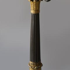 PAIR OF EARLY 19TH CENTURY PATINATED AND GILT BRONZE SIX LIGHT CANDELABRA - 4313444