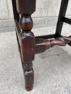 PAIR OF ENGLISH 17TH CENTURY PERIOD OAK HALL CHAIRS - 3435012