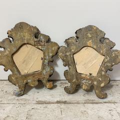 PAIR OF EUROPEAN 18TH CENTURY SILVER PLATED BAROQUE MIRRORS - 3030652