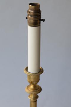 PAIR OF FINE QUALITY GILT BRONZE CANDLESTICKS CONVERTED TO TABLE LAMPS - 4574805