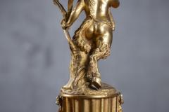 PAIR OF FRENCH DOR BRONZE CHERUB CANDELABRAS - 3411559