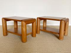 PAIR OF FRENCH ELM TABLES - 2241306