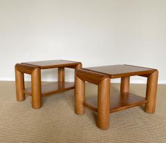 PAIR OF FRENCH ELM TABLES - 2241313