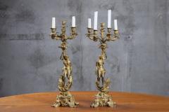 PAIR OF FRENCH ROCOCO LOUIS XVI STYLE CANDELABRAS - 3411558