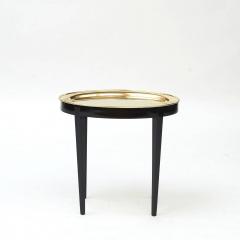 PAIR OF FRENCH SIDE TABLES WITH BRASS TRAYS - 2252721