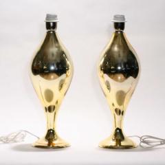 PAIR OF GOLD MIRRORED TABLE LAMPS - 1811702