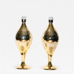 PAIR OF GOLD MIRRORED TABLE LAMPS - 1813717