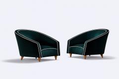 PAIR OF ITALIAN ARMCHAIRS CIRCA 1950 60 - 4449921
