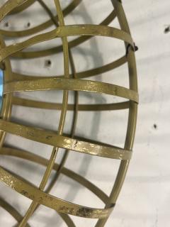 PAIR OF MODERN GILT METAL CAGE FORM MIRRORS - 3328843