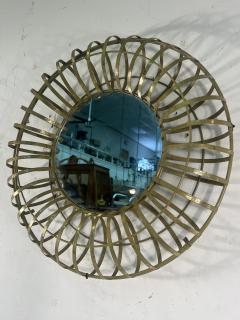 PAIR OF MODERN GILT METAL CAGE FORM MIRRORS - 3328845