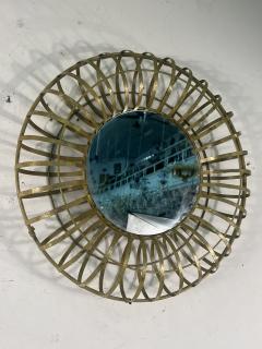 PAIR OF MODERN GILT METAL CAGE FORM MIRRORS - 3328846