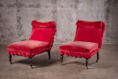 PAIR OF NAPOLEON III SLIPPER CHAIRS - 1016560
