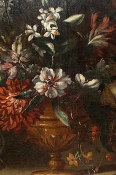 PAIR OF PAINTINGS OF FLOWERS SPANISH SCHOOL 18TH CENTURY - 1271305