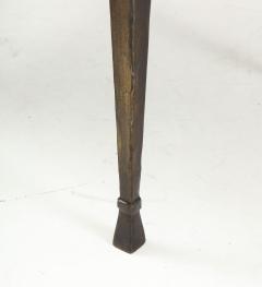 PAIR OF PATINATED AND GILT IRON STOOLS - 1843687