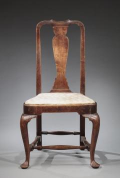 PAIR OF QUEEN ANNE COMPASS SEAT SIDE CHAIRS - 4747950