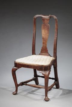 PAIR OF QUEEN ANNE COMPASS SEAT SIDE CHAIRS - 4747951