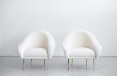 PAIR OF SALON SLIPPER CHAIRS - 1021097