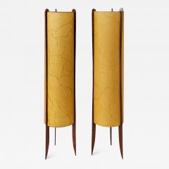 PAIR OF SCANDINAVIAN FLOOR LAMPS 1960  - 1745905