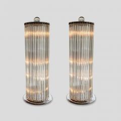 PAIR OF STUNNING MURANO GLASS COLUMN FLOOR LAMPS - 3019742