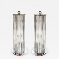 PAIR OF STUNNING MURANO GLASS COLUMN FLOOR LAMPS - 3020769