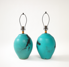 PAIR OF TABLE LAMPS BY CALIFORNIA CERAMIC DESIGNS - 3563037