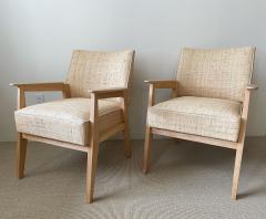 PAIR OF WOVEN STRAW ARMCHAIRS - 3045874