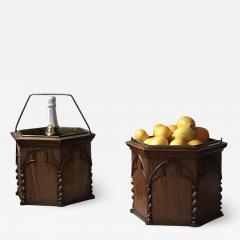 PAIR REGENCY GOTHIC PUGINESQUE BUCKETS ENGLISH CIRCA 1830 - 2260734