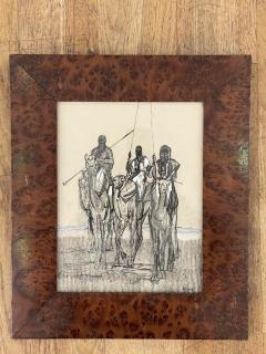PAUL JOUVE Fabulous drawing of M haristes on dromedaries by Paul Jouve circa 1931 - 3418553