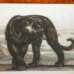 PAUL JOUVE Paul Jouve Standing Panther Circa 1920 - 2093049