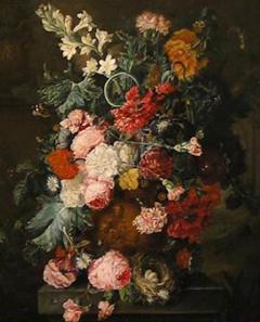 PAUL THEODOR VAN BRUSSEL PAUL THEODOR VAN BRUSSEL DUTCH 1754 1795 A STILL LIFE OF SUMMER FLOWERS  - 2790852