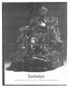 PAUL TROUBETZKOY bronze figure of 19th century seated woman Mary Clark de Brab - 4626097