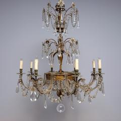 PAir of fine Italian 1940s tole chandeliers - 4316340