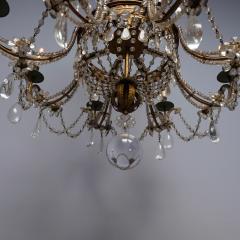 PAir of fine Italian 1940s tole chandeliers - 4316343