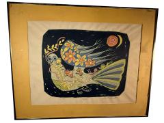 PENCIL SIGNED ABSTRACT BIRD TITLED FLIGHT - 4503382