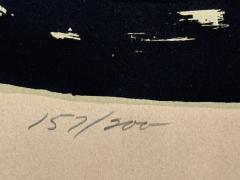 PENCIL SIGNED ABSTRACT BIRD TITLED FLIGHT - 4503386