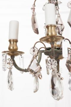PETITE FRENCH 19TH CENTURY FOUR LIGHT CRYSTAL CHANDELIER - 882316