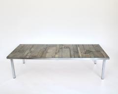 PIA MANU CERAMIC TILED ARTISANAL COFFEE TABLE BELGIUM C1960 - 3783275