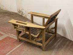 PIERRRE DARIEL Pierre Dariel for Rob Mallet Stevens modernist lounge chair in vintage condition - 1922260