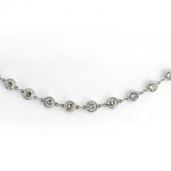 PLATINUM 11 57CTTW DIAMOND BY THE YARD NECKLACE - 3486939