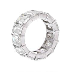 PLATINUM 13 38CTS EMERALD CUT DIAMOND ETERNITY ETERNITY BAND - 2363199