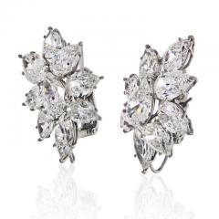PLATINUM 18K YELLOW GOLD GIA CERTIFIED DIAMOND EARRINGS - 2227904