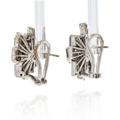 PLATINUM 1960S BAGUETTE DIAMOND EARRINGS - 2247117