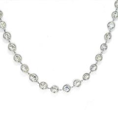 PLATINUM 24 INCHES 15 CARAT DIAMONDS BY THE YARD CHAIN NECKLACE - 2302638