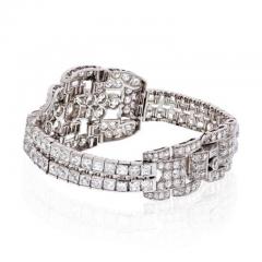 PLATINUM 35 CARATS DIAMOND DECO BRACELET - 2292134