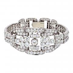 PLATINUM 35 CARATS DIAMOND DECO BRACELET - 2294841