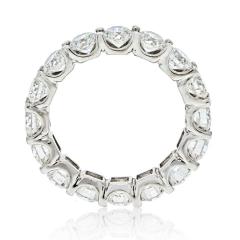 PLATINUM 4 11CTTW ROUND CUT DIAMOND ETERNITY ETERNITY BAND - 2473620