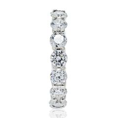 PLATINUM 4 11CTTW ROUND CUT DIAMOND ETERNITY ETERNITY BAND - 2473621